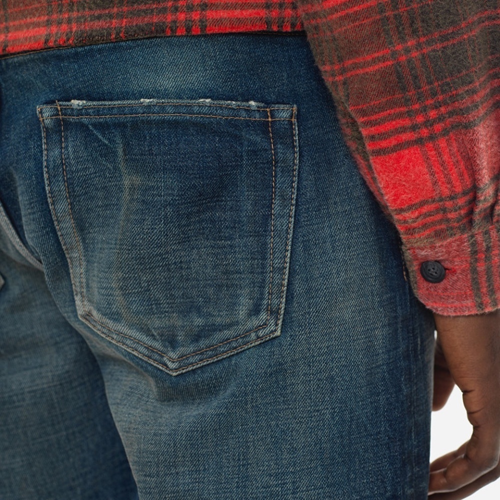 John Elliot The Daze Nimbus Mens Jeans Blue Size 36 Button Fly Luxury Designer - Picture 10 of 14